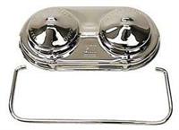 Brake Master Cylinder Cover, Power Or Manual, 5-5/8"x 2-1/2", Chrome