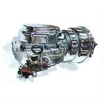Brake Booster with Master Cylinder, Chrome, 8"