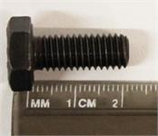 M8 x 20mm DIN933 Bolt with 14mm Hex Head. Made in Germany, Black Oxide Finish