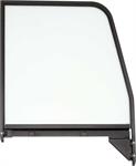 Clear Door Glass with Black Frame; RH