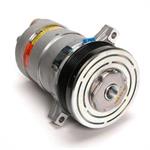 Air Conditioning Compressor, H6, Aluminum, Silver, Clutch, Pulley