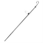 Dipstick with Tube, Engine, Steel, Chrome