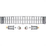 1973-74 Plymouth B-Body Grill Assembly Silver