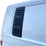 Oneway Air Vents suitable for Volkswagen Transporter T5.1/T6/T6.1 2010-2022 (Long wheel base) - Version 2 - Matt black