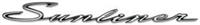 Fender Emblem, "Sunliner" Script