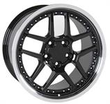 Wheel,Z06 Black 17 x9.5,93-02