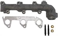 Exhaust Manifold, Cast Iron, Natural, Ford, Mercury, 3.0L, Rear Exit, Each