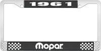 nummerplåtshållare 1961 mopar - svart