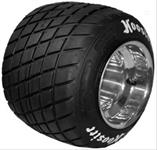 Tire, Kart, Dirt Oval Treaded, 11.00 x 5.5-6, Bias-Ply, Solid White Letters, D10A Compound, Each
