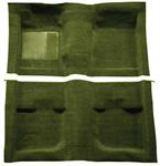 1971-73 Mustang Coupe / Fastback Passenger Area Nylon Loop Carpet with Mass Backing - Green