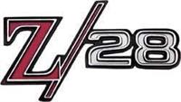 emblem"Z/28"framskärm