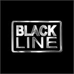 Nickel Sticker 'BLACK LINE' - 45x28mm