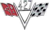 427 Crossed Flags	 Front Fender Emblem	 Each