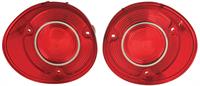 Tail Lamp Lens, with Trim