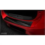 Zwart RVS Achterbumperprotector passend voor Opel Corsa F HB 5-deurs GS-Line 2019- 'Ribs'