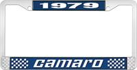 nummerplåtshållare, 1979 CAMARO STYLE 2 blå