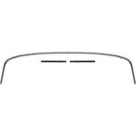 convertible top rear tack strip bow