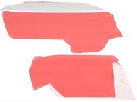 1960 IMPALA CONVERTIBLE RED REAR REAR ARM REST COVERS