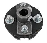 Steering Coupler, Rag Joint, Steel, 1" DD - 18mm DD