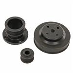 Pulley Kit, Aluminum, Serpentine