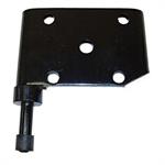 Leaf Spring Mounting Plate, Front Passenger Side, Steel, Black, Jeep, Each