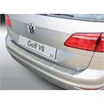 ABS Achterbumper beschermlijst Volkswagen Golf VII Sportsvan 5/2014- 'Ribbed' 'Brushed Alu' Look