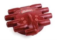 Distributor Cap, Flat, Socket-Style, Red, Clamp-Down, Mallory, YLU, YL Series, Each