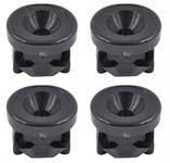 1973-74 Dart Grill Nut, Headlamp Bezel Retainer Set - 4 PCS