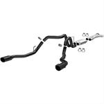Exhaust System, Black Series, Cat-Back, Stainless Steel, Black Ceramic Coated Stainless Tip