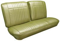 Seat Upholstery Kit, 1966 Bonneville, Front Split Bench/Convertible Rear w/o Armrest
