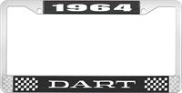 nummerplåtshållare 1964 dart - svart