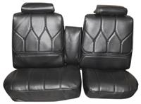 Seat Upholstery Kit, Front Split Bench/Rear Sandalwood
