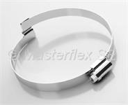 Hose clamp for steelreinforced hose 45-55mm dia