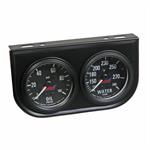 Gauge Kit, Analog, Console, 52mm Water Temperature and Oil Pressure