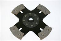 4-puck 225mm clutch disc with hub E (23,8mm x 22)