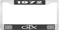 nummerplåtshållare 1972 gtx - svart