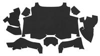 Trunk Mat, Felt, 1969 Cadillac Eldorado, Black