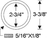 Parking and signal lens gasket