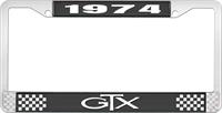 nummerplåtshållare 1974 gtx - svart