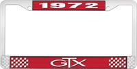 nummerplåtshållare 1972 gtx - röd