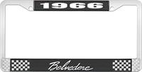 nummerplåtshållare 1966 belvedere - svart