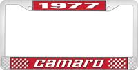 nummerplåtshållare, 1977 CAMARO STYLE 2 röd
