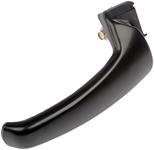 interior door handle front/rear left smooth black