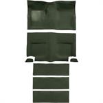 mattsats fastback, med bagage mattor - Dark Green