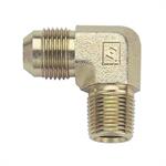 Fitting, 90 Degree, -3 AN Male to 1/8 in. NPT Male, Steel, Zinc Plated