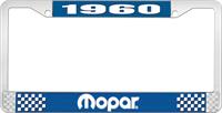 nummerplåtshållare 1960 mopar - blå