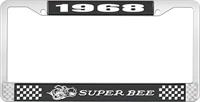 1968 SUPER BEE LICENSE PLATE FRAME - BLACK