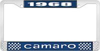 nummerplåtshållare, 1968 CAMARO STYLE 1 blå