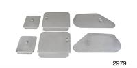1955-1957 Chevy Access Hole Cover Set, Door and Side Window, Hardtop