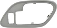 dörrhandtag inre 1995-02 GM C/K PICKUP TRUCK / SPORT UTILITY INNER DOOR HANDLE BEZEL W/ LOCK HOLE - GREY; RH